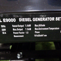موتور برق 7/5کیلو وات دیزل استارتی لیفان مدلE9000