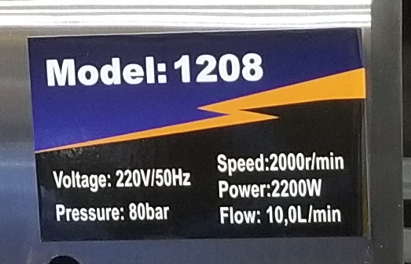 کارواش صنعتی 2200وات 200باراسپینا مدل 1208