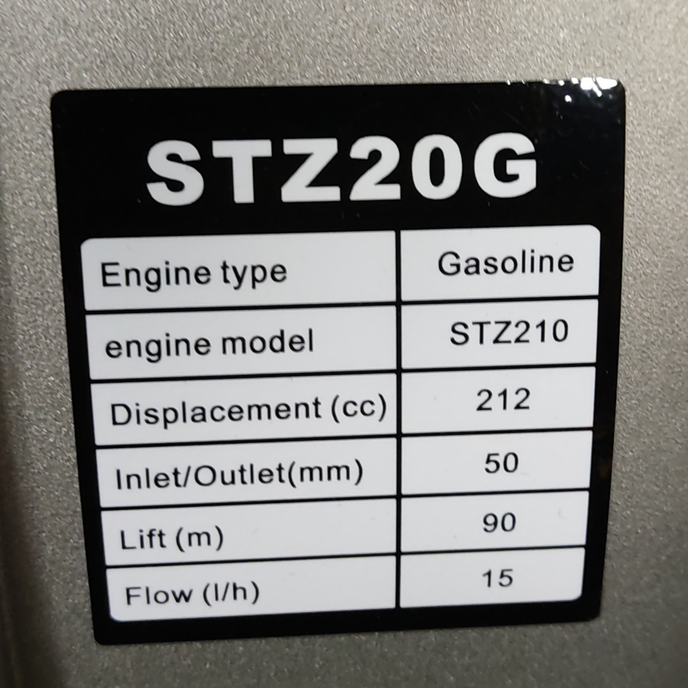 موتورپمپ بنزینی 2اینچ هولدر ارتفاع بالا مدلSTZ20G