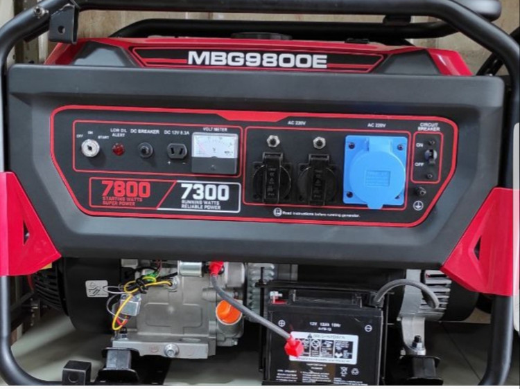 موتور برق 7.8KW بنزینی استارتی MBT مدل MBG9800E