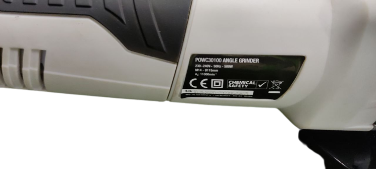 مینی فرز 500وات پاور پلاس مدل POWC30100 ANGLE GRINDER