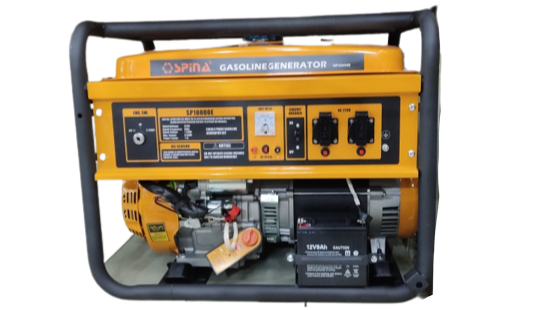 موتور برق بنزینی استارتی 8کیلو وات اسپینا مدل SP10000E