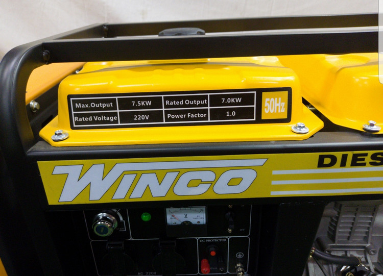 موتور برق 8/5 کیلو وات بنزینی استارتی وینکو مدل +W15500DWHB